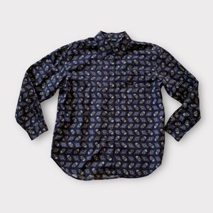 Vintage 90s/1990s horse print western shirt